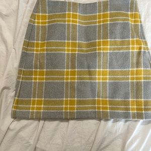 Plaid skirt